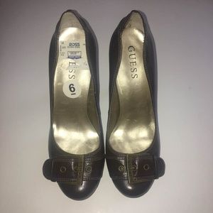 Guess like new heels buckle decor pumps shoes